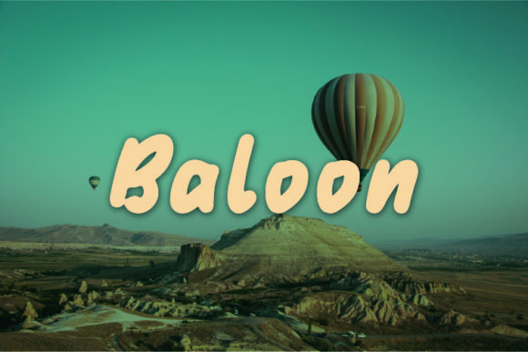 Baloon: A Handwritten Font for Engaging Brand Content