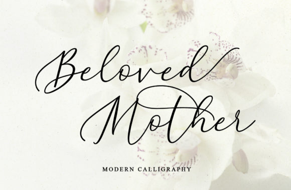 Beloved Mother: The Script Font That Elevates Campaign Typography