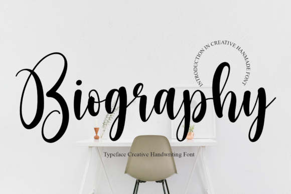 Biography: A Timeless Handwritten Font for Branding and Logos