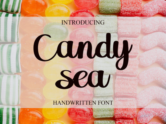 Candy Sea: A Delicate Handwritten Font for Editorial Design