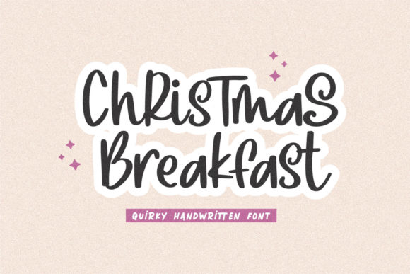 Christmas Breakfast: A Delicate Script Font for Editorial Design