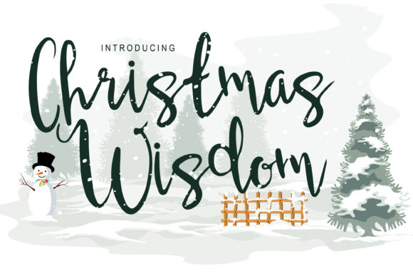 Christmas Wisdom: Elevating Brand Messaging with Elegant Script Typography