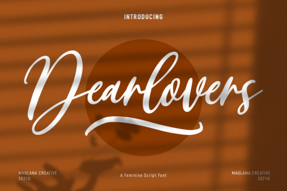 Dearlovers: A Softly Romantic Script Font for Thoughtful Editorial Design