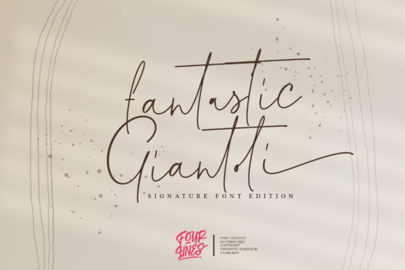 Fantastic Giantoli: A Luxury Script Typeface for Web