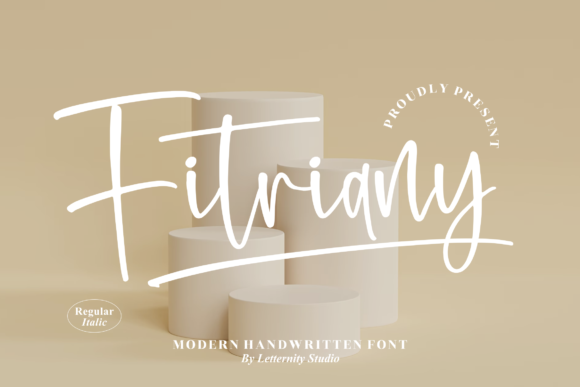 Fitriany: The Sweet Script Font That Brought Warmth to a Café Brand