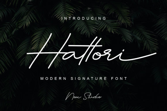 Hattori: A Dazzling Handwritten Font for Modern Branding