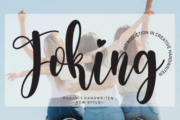 Joking: A Refined Script Font for Web Design