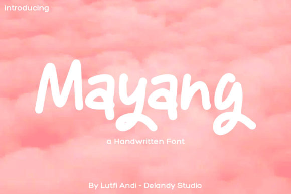 Mayang: A Cheerful Handwritten Font for Small Brands