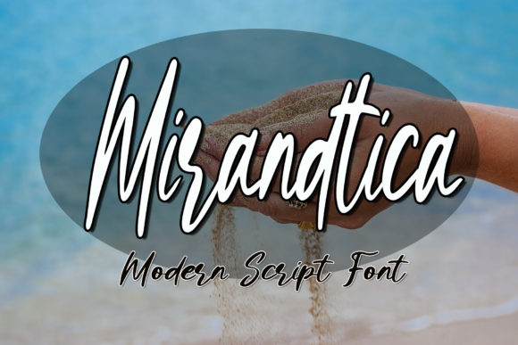 Mirandtica: A Confident Script Font for Editorial Design