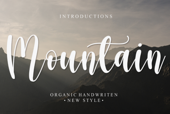 Mountain: A Premium Script Font for Modern Marketers