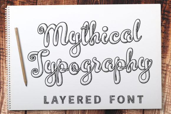 Mythical Typography: A Script Font for Elegant Digital Campaigns