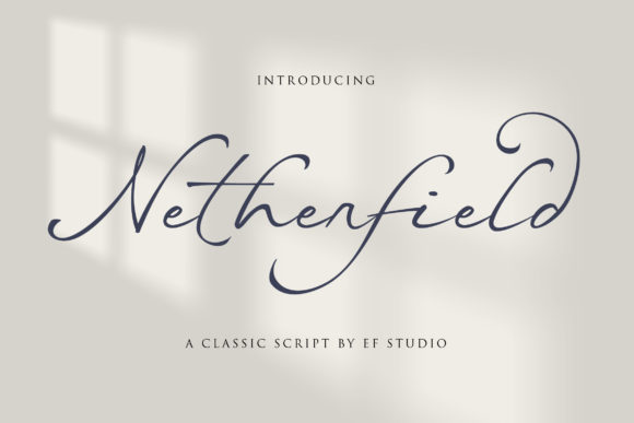 Netherfield: A Designer’s Font for Elegant Branding Projects