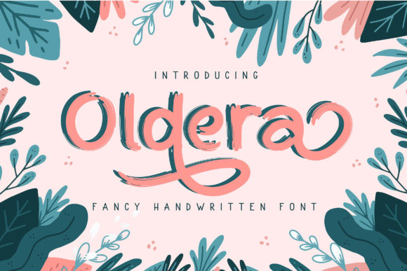 Oldera: A Modern Handwritten Font for Makers