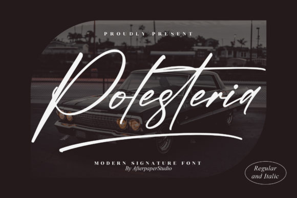 Polesteria: A Sweet Handwritten Font for Crafters and Makers