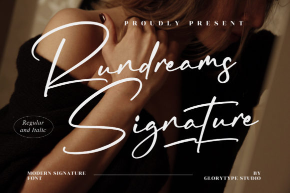 Rundreams Signature: A Delicate Script Font for Elegant Branding