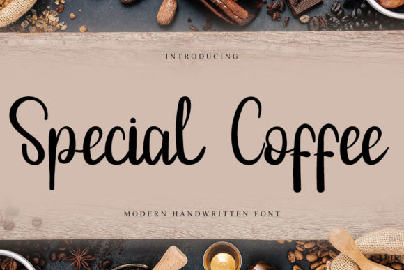Special Coffee: A Handwritten Font for Editorial Design