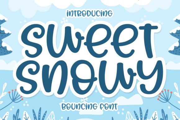 Sweet Snowy: A Handwritten Font That Brings Charm to Every Maker’s Project