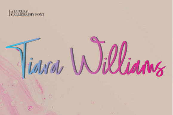Tiara Williams: A Timeless Handwritten Font for Brands