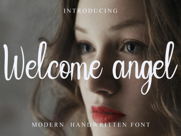 Welcome Angel: A Handwritten Font for Editorial Design