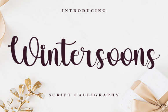 Wintersoons: An Elegant Handwritten Font for Crafters